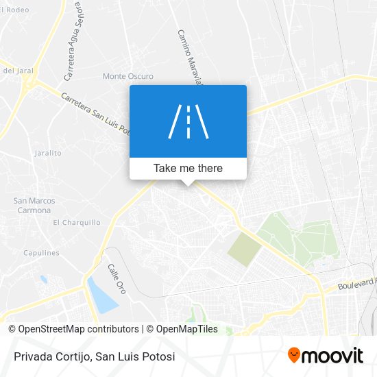 Privada Cortijo map