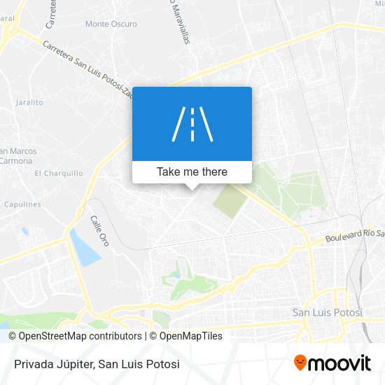 Mapa de Privada Júpiter