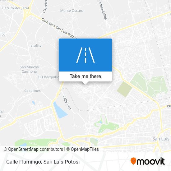 Calle Flamingo map