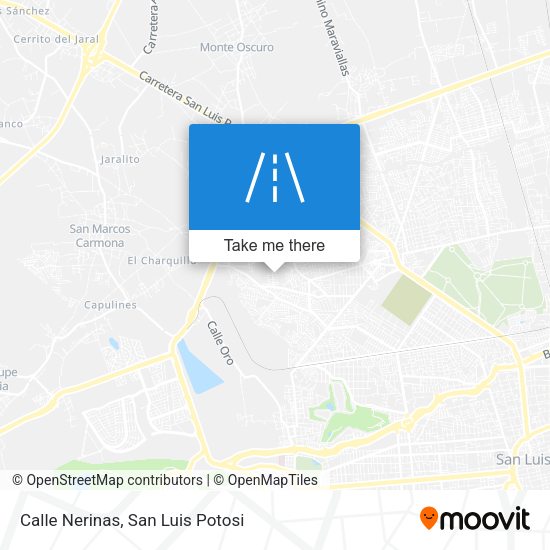 Calle Nerinas map