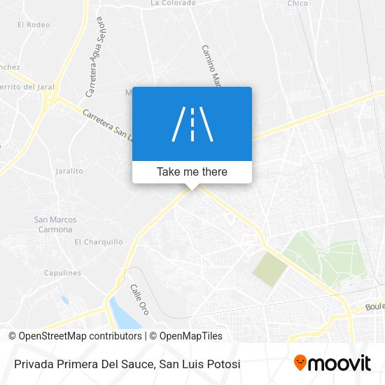 Privada Primera Del Sauce map