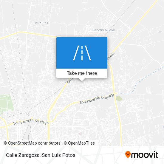Mapa de Calle Zaragoza