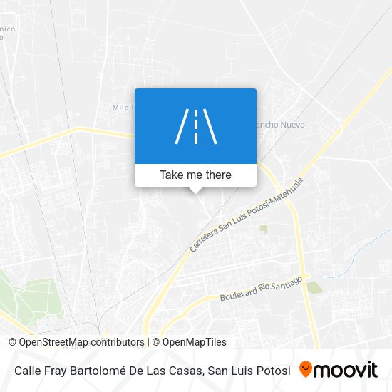 Mapa de Calle Fray Bartolomé De Las Casas