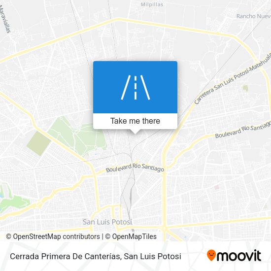 Cerrada Primera De Canterías map