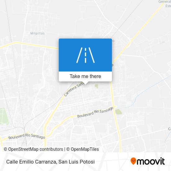 Mapa de Calle Emilio Carranza