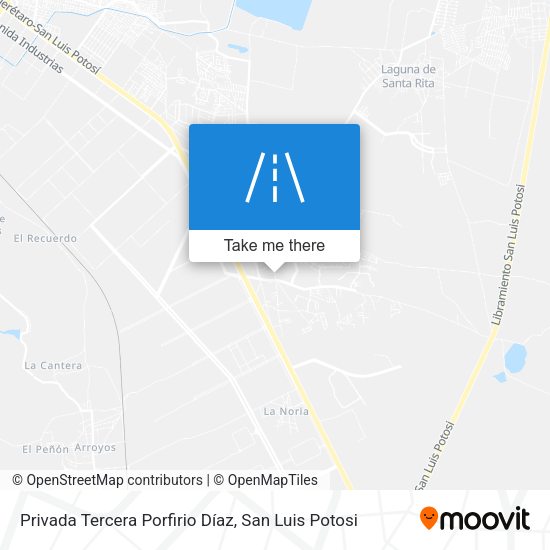 Mapa de Privada Tercera Porfirio Díaz