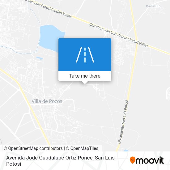 Avenida Jode Guadalupe Ortiz Ponce map