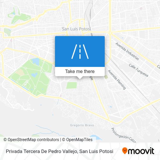 Privada Tercera De Pedro Vallejo map