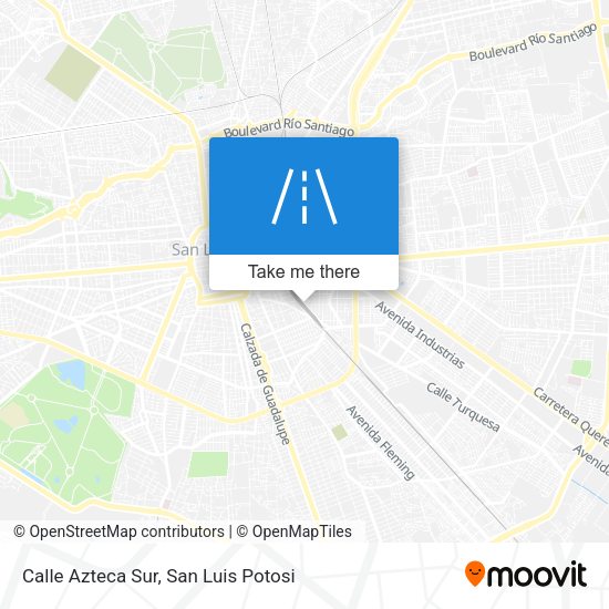 Calle Azteca Sur map