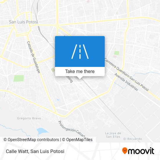 Mapa de Calle Watt