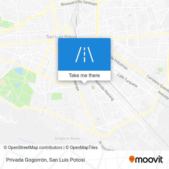 Privada Gogorrón map