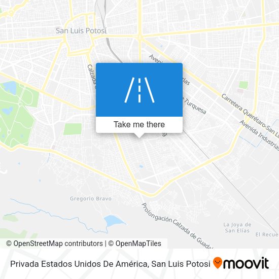 Privada Estados Unidos De América map