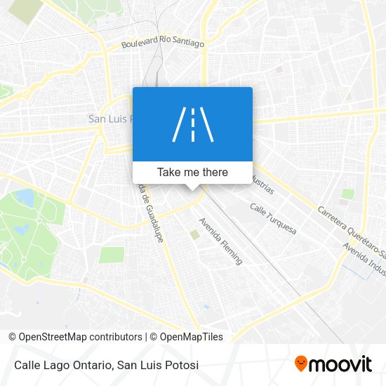 Calle Lago Ontario map