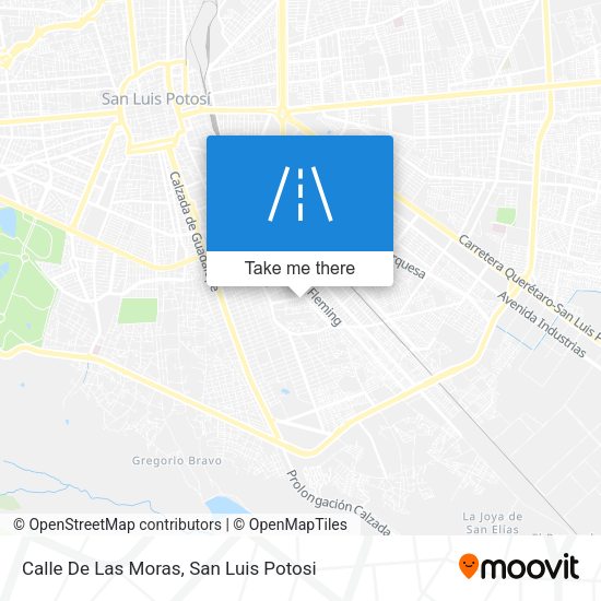 Calle De Las Moras map