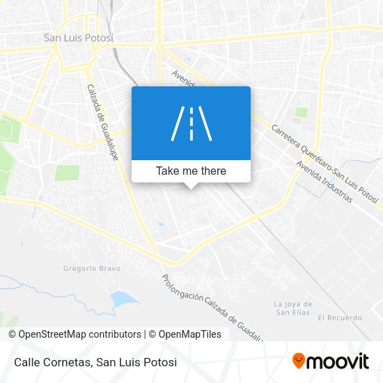 Mapa de Calle Cornetas