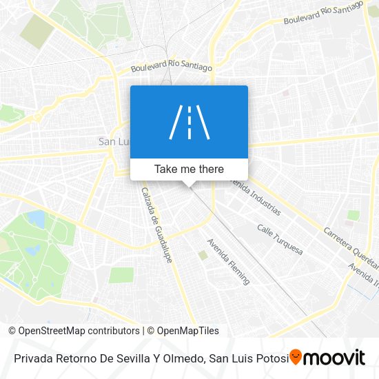 Mapa de Privada Retorno De Sevilla Y Olmedo