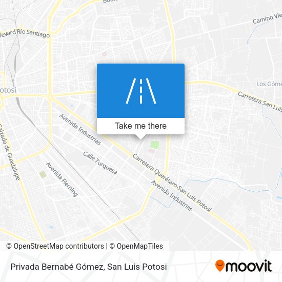 Privada Bernabé Gómez map