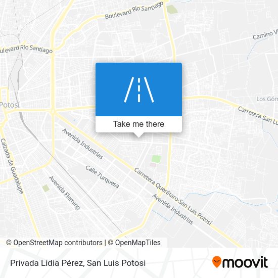 Privada Lidia Pérez map