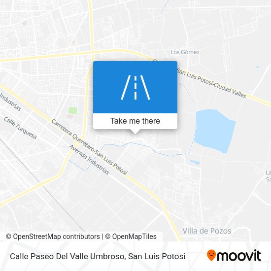 Mapa de Calle Paseo Del Valle Umbroso