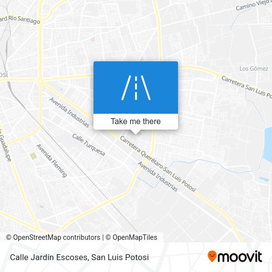Mapa de Calle Jardín Escoses