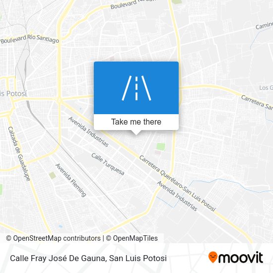 Mapa de Calle Fray José De Gauna