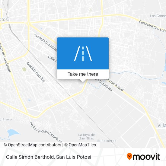 Calle Simón Berthold map