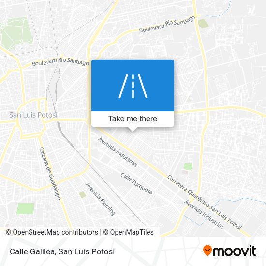 Calle Galilea map