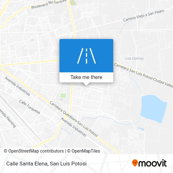 Calle Santa Elena map