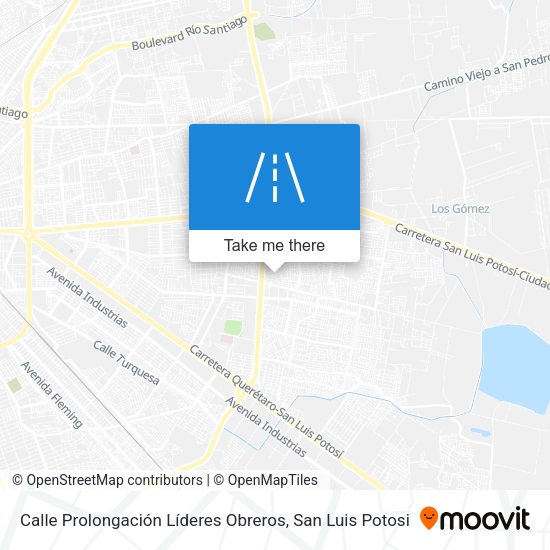 Calle Prolongación Líderes Obreros map