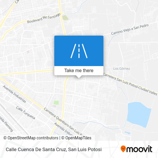 Mapa de Calle Cuenca De Santa Cruz