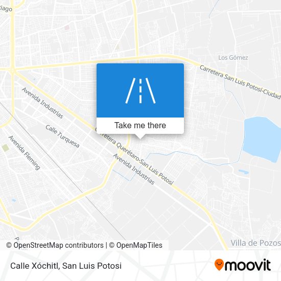 Calle Xóchitl map