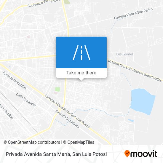 Privada Avenida Santa María map