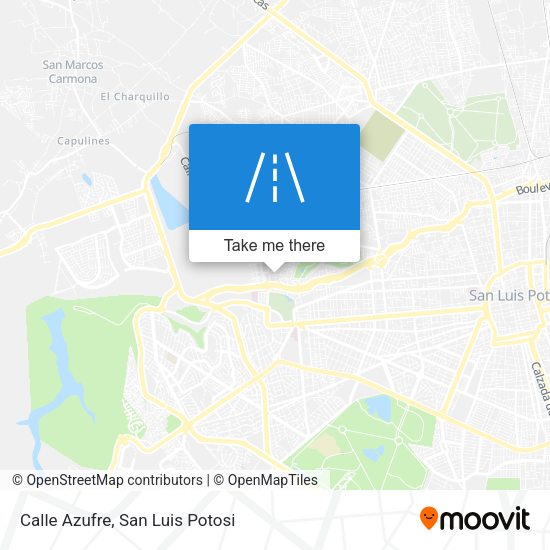 Mapa de Calle Azufre