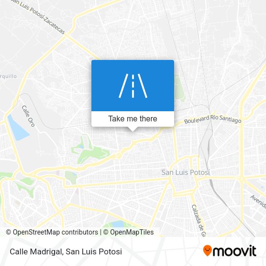 Mapa de Calle Madrigal