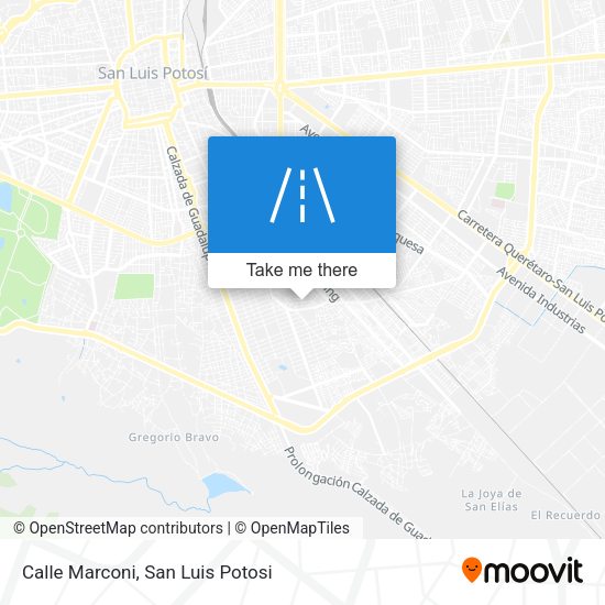 Calle Marconi map