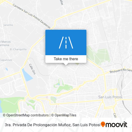 3ra. Privada De Prolongación Muñoz map