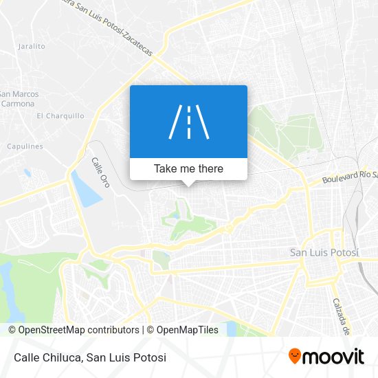 Calle Chiluca map