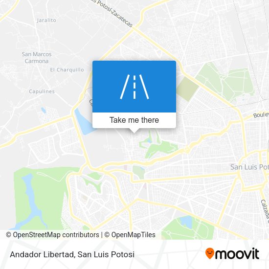 Andador Libertad map