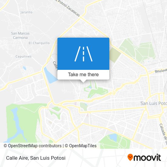 Mapa de Calle Aire