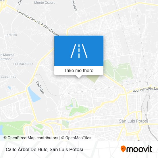 Calle Árbol De Hule map