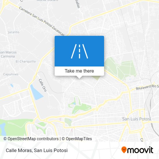 Calle Moras map