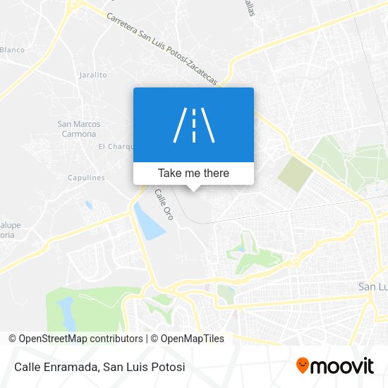 Calle Enramada map