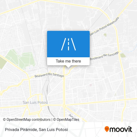 Mapa de Privada Pirámide