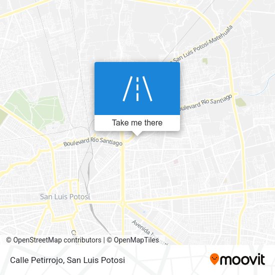 Calle Petirrojo map