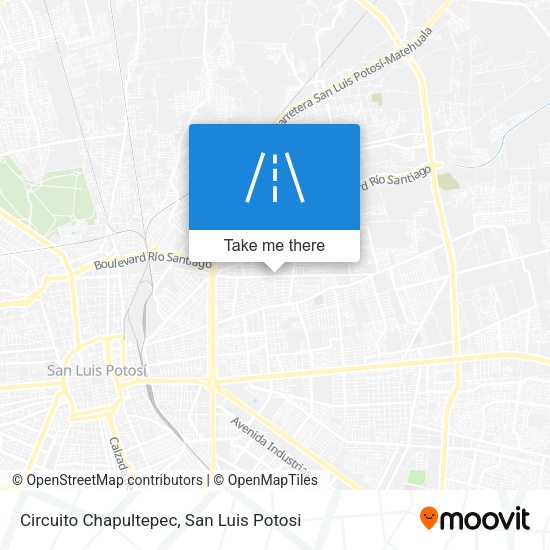 Mapa de Circuito Chapultepec