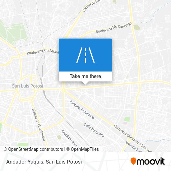 Andador Yaquis map