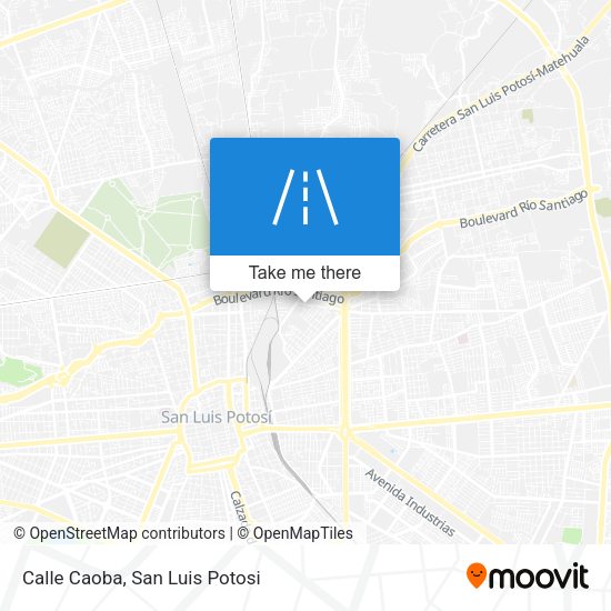 Calle Caoba map