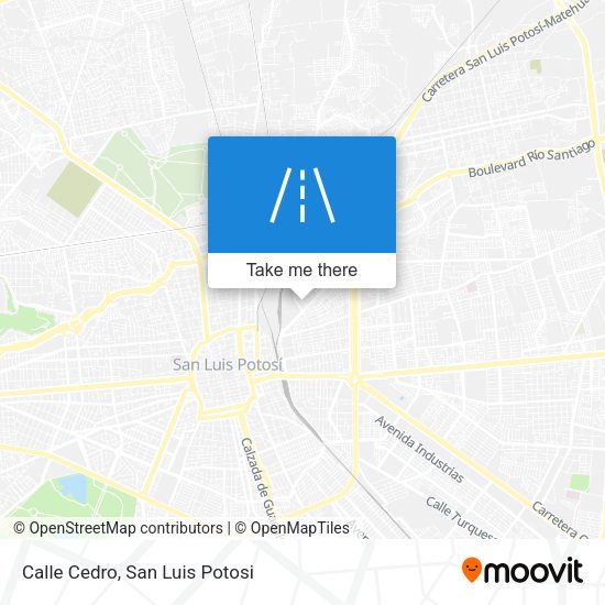 Calle Cedro map