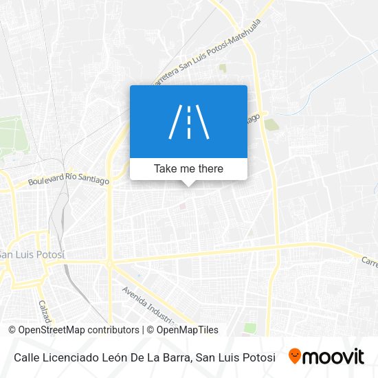 Mapa de Calle Licenciado León De La Barra