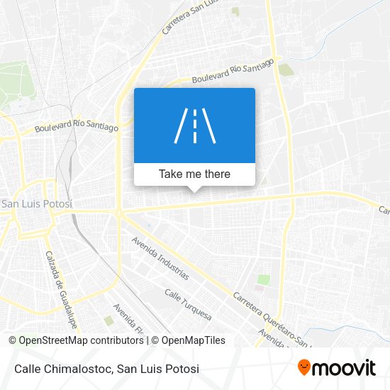 Calle Chimalostoc map